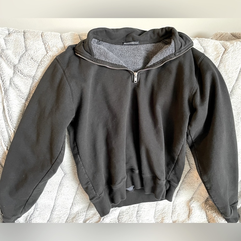 Brandy Melville half zip sweatshirt